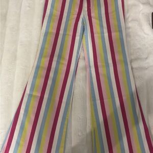 Wrangler Barbie Striped High Rise Bootcut Pants